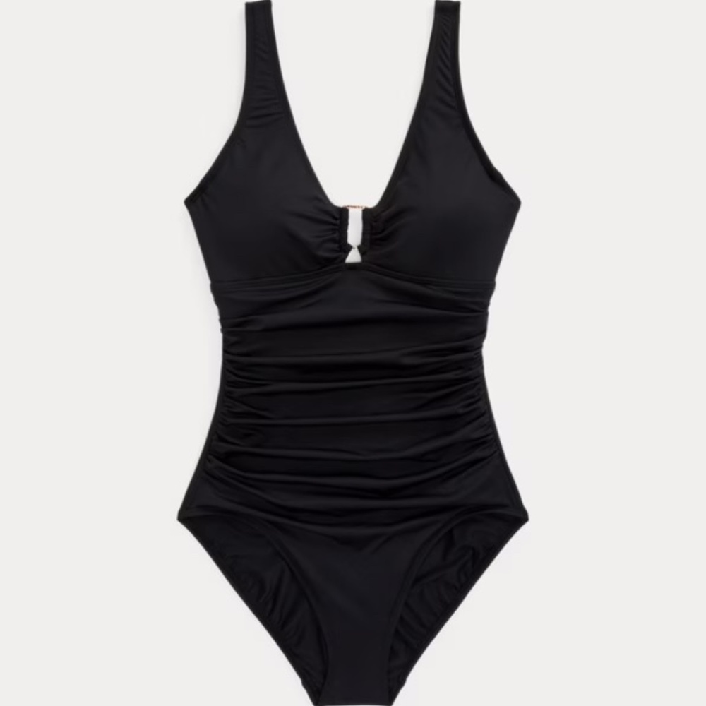 Lauren Ralph Lauren Ralph Lauren Ring Over The Shoulder Tummy Control One Piece